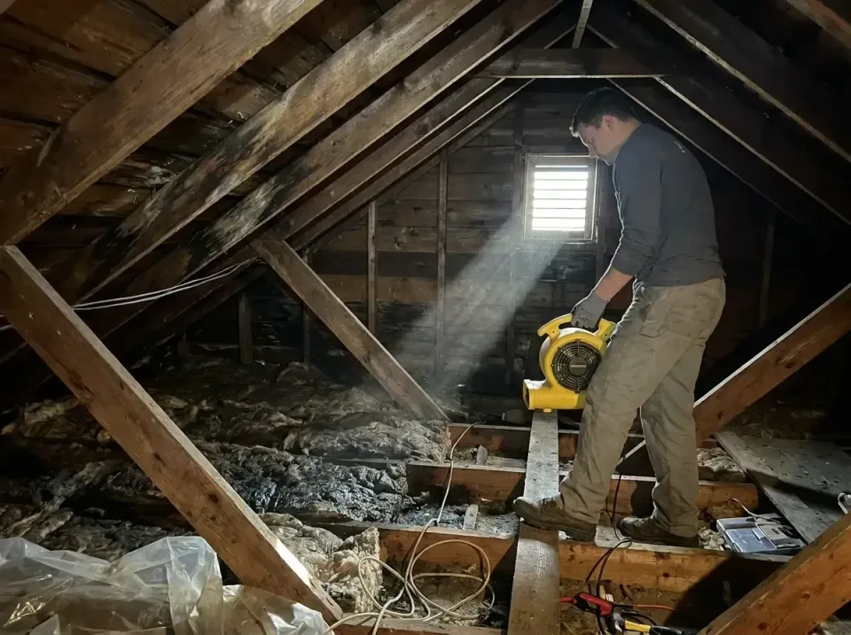 attic-water-damage-drying-proc-007 — frequently asked questions, Emergency Water Extraction & 24/7 Flood Response in Lander,…